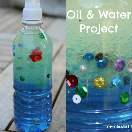 Water Craft For Kids
 Oil and Water Project for Kids Preschool Activities and