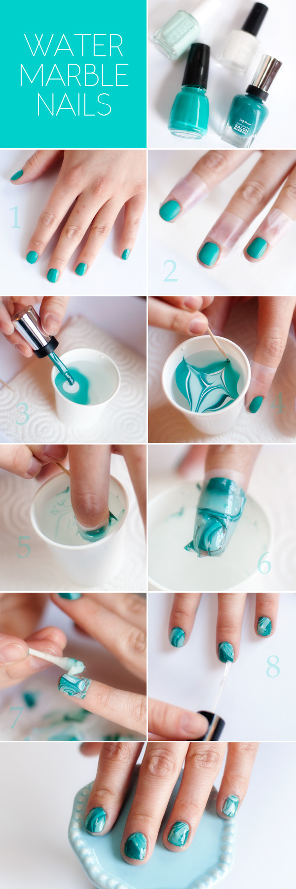 Water Marble Nail Art Tutorials
 water marble nail tutorial