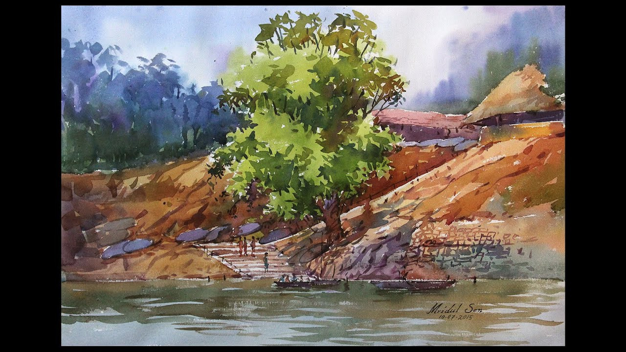 Watercolor Landscape Painting
 Watercolor Landscape Tutorial