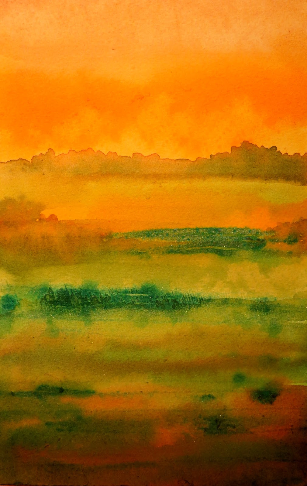 Watercolor Landscape Painting
 The Painted Prism WATERCOLOR WORKSHOP Painting an
