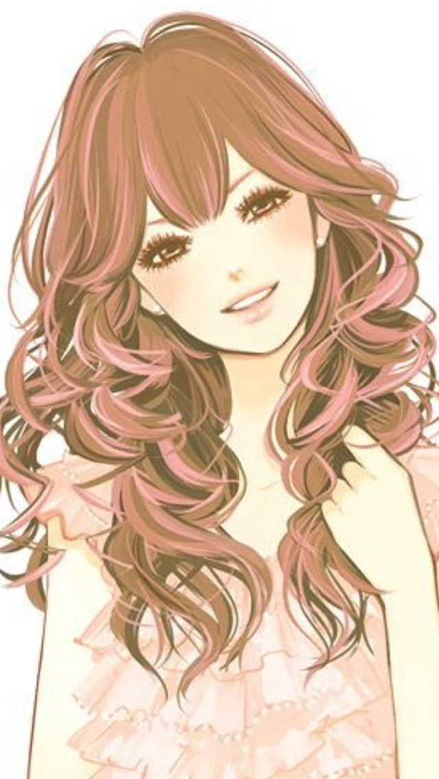 Wavy Anime Hairstyles
 10 best images about anime girl curly hair on Pinterest