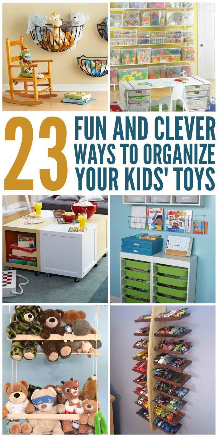 Ways To Organize Kids Room
 23 Fun and Clever Ways to Organize Toys