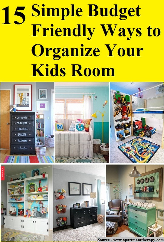 Ways To Organize Kids Room
 15 Simple Bud Friendly Ways to Organize Your Kids Room