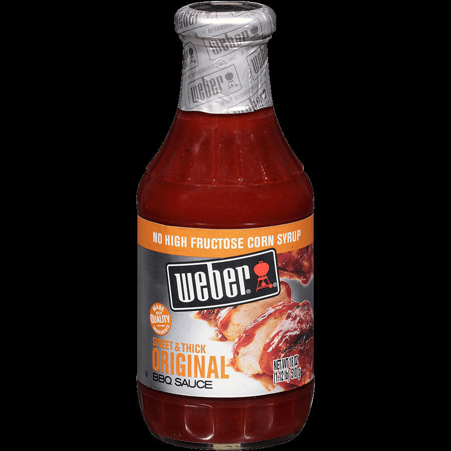 Weber Bbq Sauces
 Weber Sweet & Thick Original BBQ Sauce 18oz Pantryful