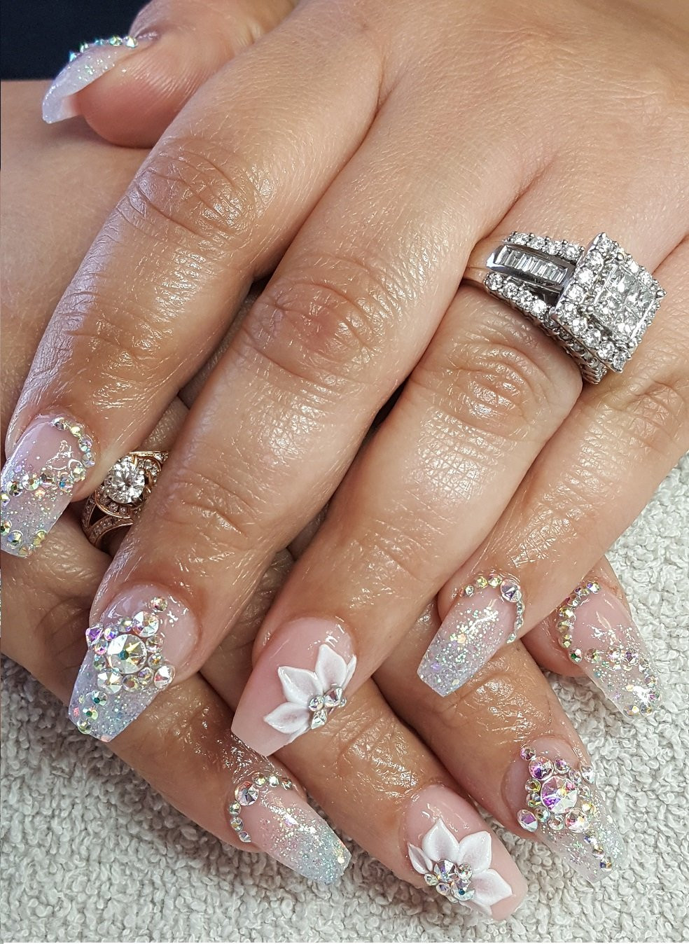 Wedding Acrylic Nails
 30 Fairy Like Wedding Nails For Your Big Day Wild About