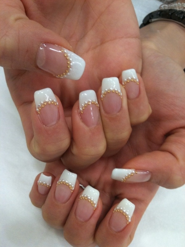 Wedding Acrylic Nails
 Wedding nails 2015