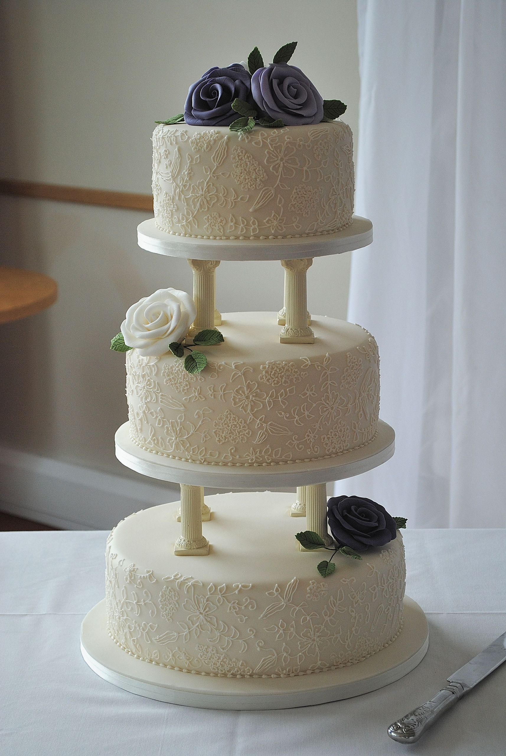 Wedding Cake Pillars
 Wedding Cake Pillars And Plates & Wilton Wedding Cake