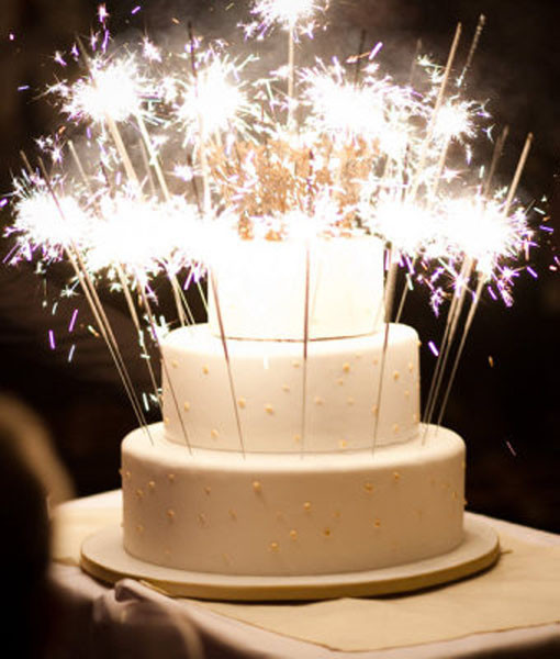 Wedding Cake Sparklers
 20 Inch Wedding Sparklers 24 Pack