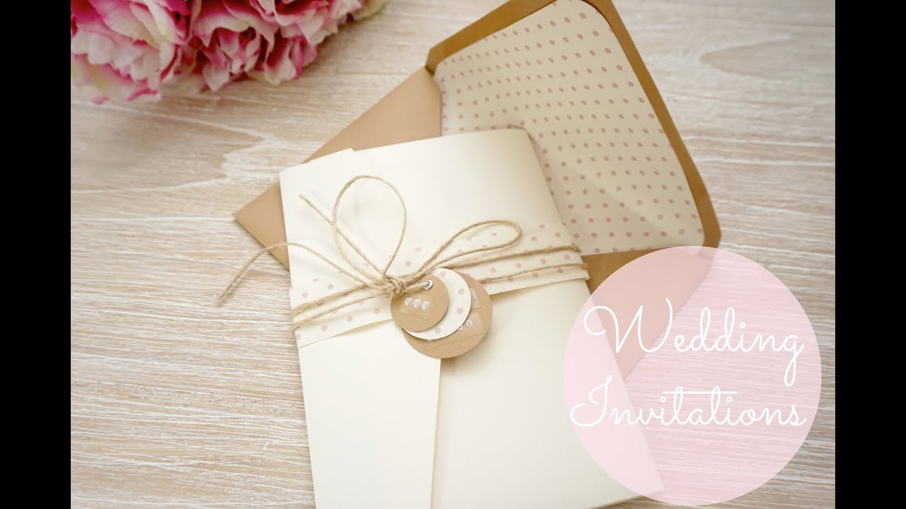 Wedding Card DIY
 DIY Wedding Invitations Cards & Pockets