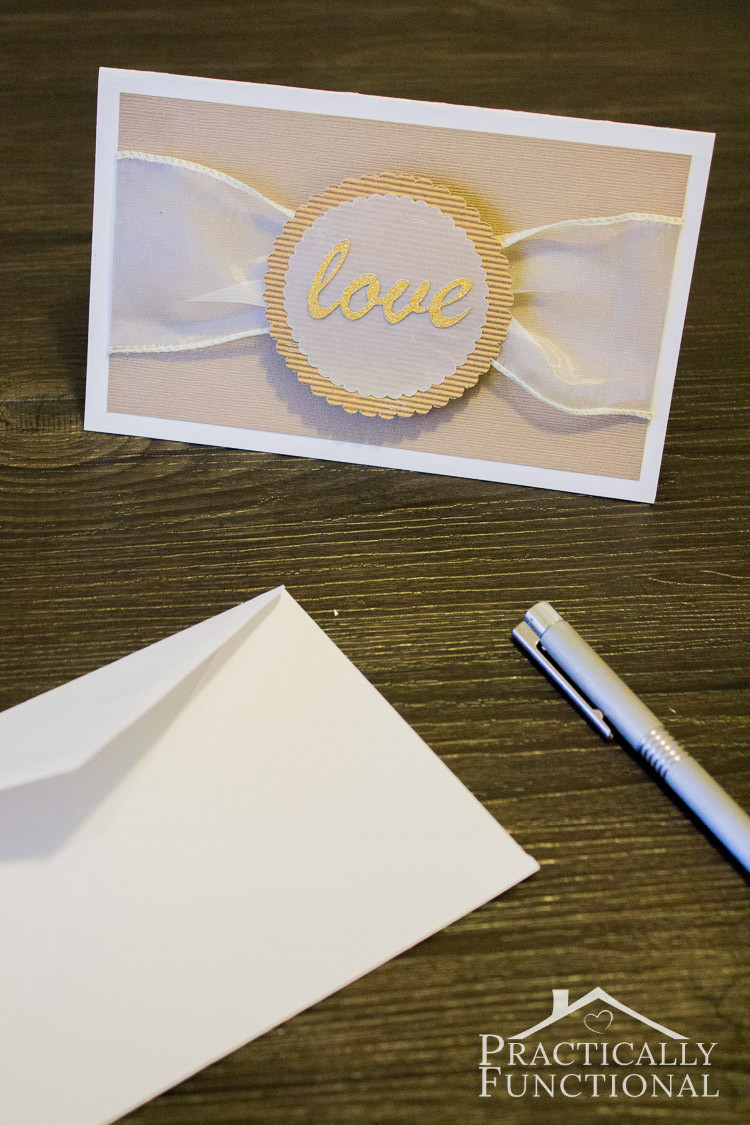 Wedding Card DIY
 DIY "Love" Wedding Card Free Cut File