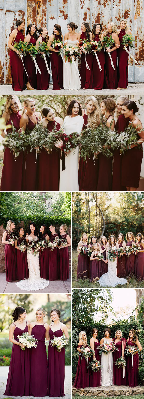Wedding Color Ideas For Fall
 50 Refined Burgundy and Marsala Wedding Color Ideas for