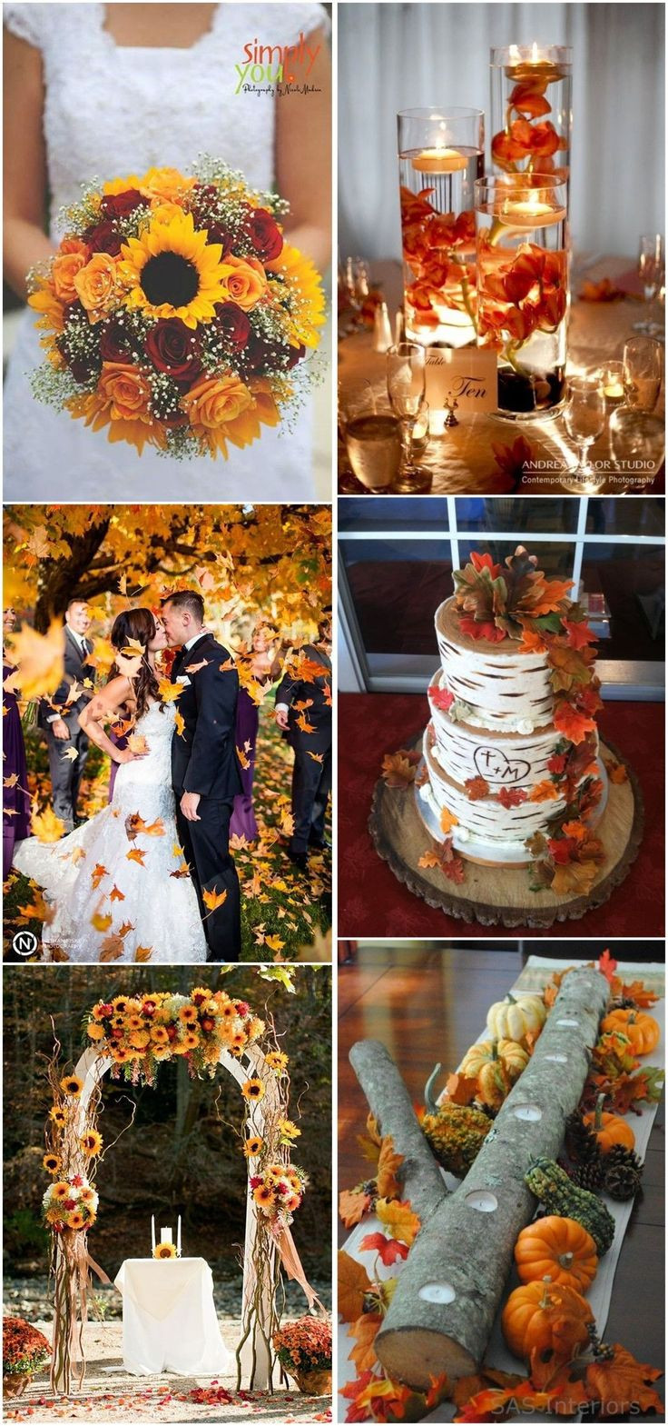 Wedding Color Ideas For Fall
 84 best Fall Wedding Colors images on Pinterest