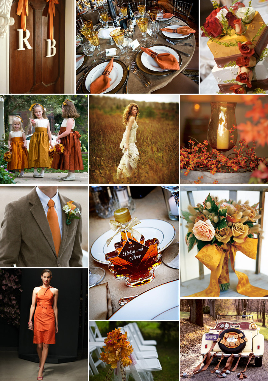 Wedding Color Ideas For Fall
 Bridal Basics Fall Wedding Reception Decorating Idea