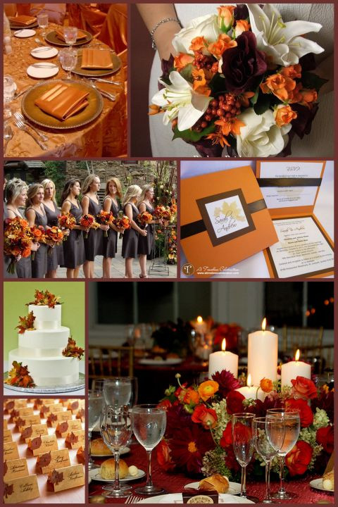 Wedding Color Ideas For Fall
 PERFECT FALL WEDDING COLOR PALETTE IDEAS 2014 TRENDS