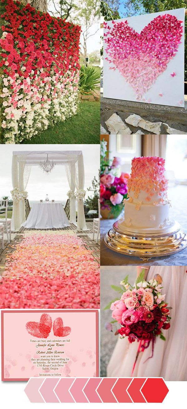 Wedding Color Ideas For Summer
 How to Make Your Wedding Color Unique in an Ombré Theme