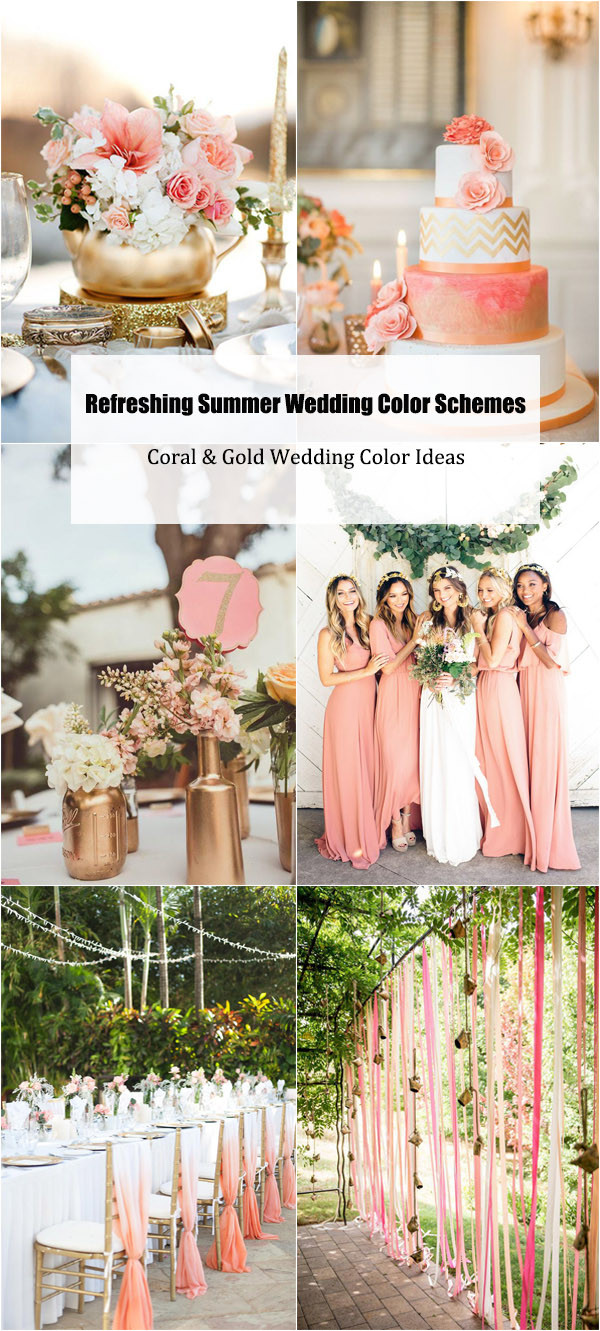 Wedding Color Ideas For Summer
 20 Refreshing Summer Wedding Color Schemes
