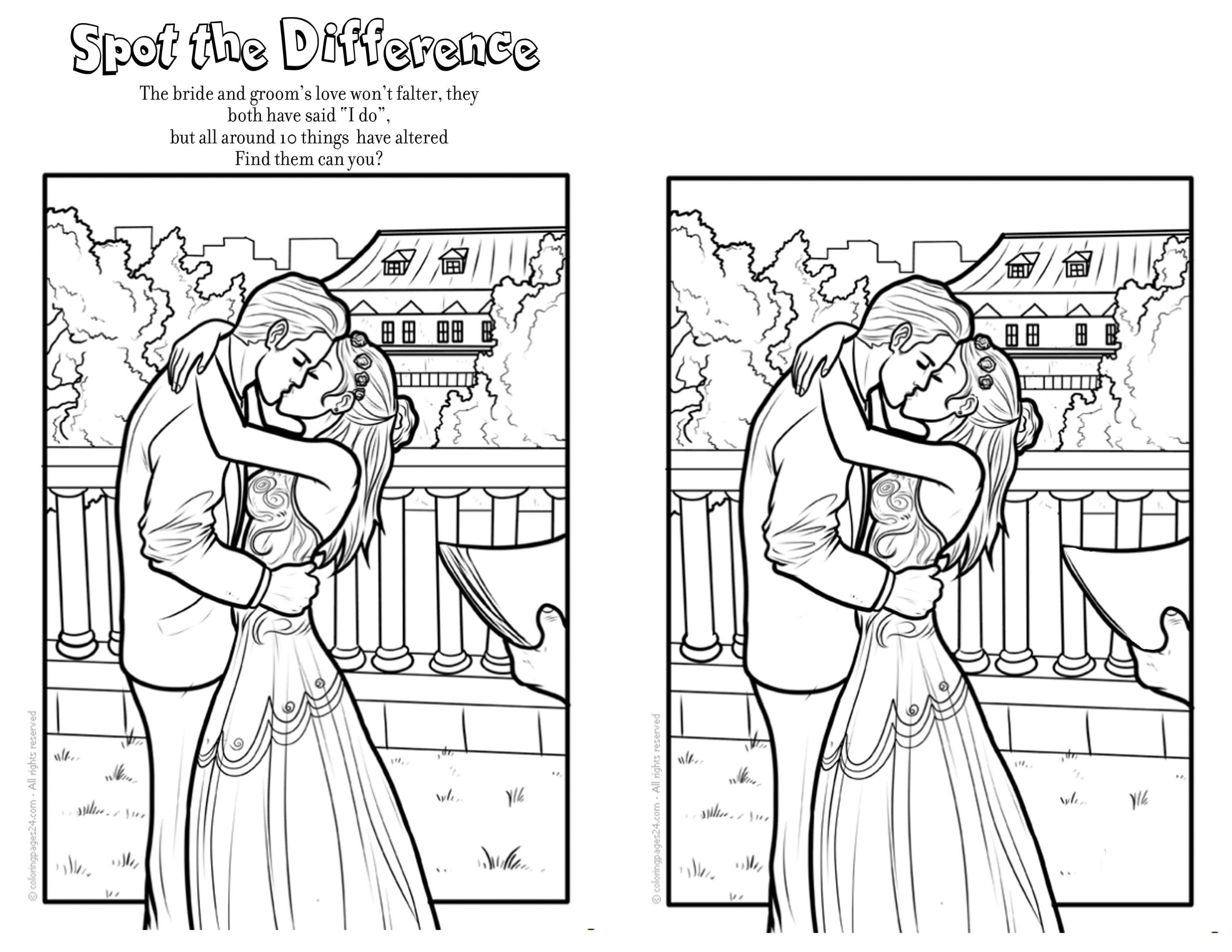 Wedding Coloring Books
 Wedding Coloring and Activity Book