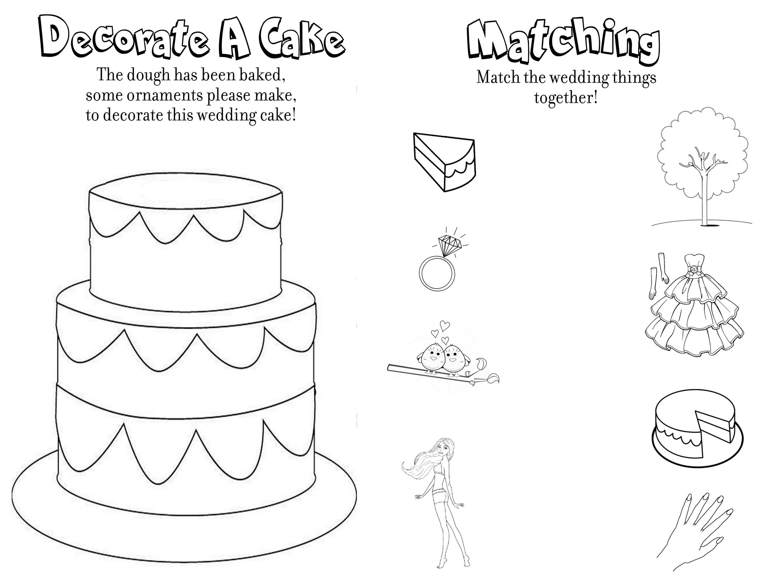 Wedding Coloring Books
 Wedding Coloring and Activity Book