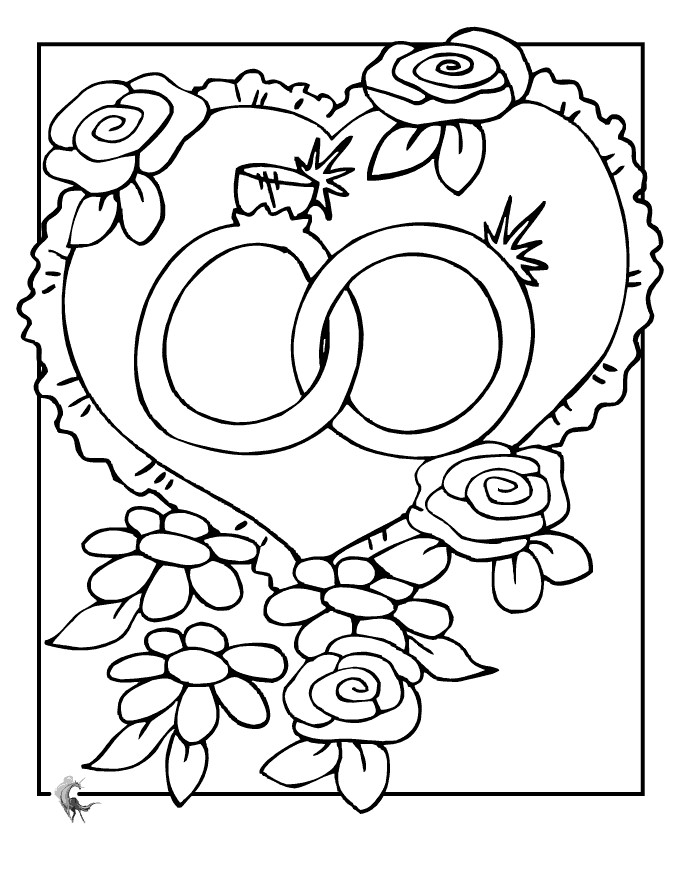 Wedding Coloring Books
 Wedding Coloring Pages To Printable