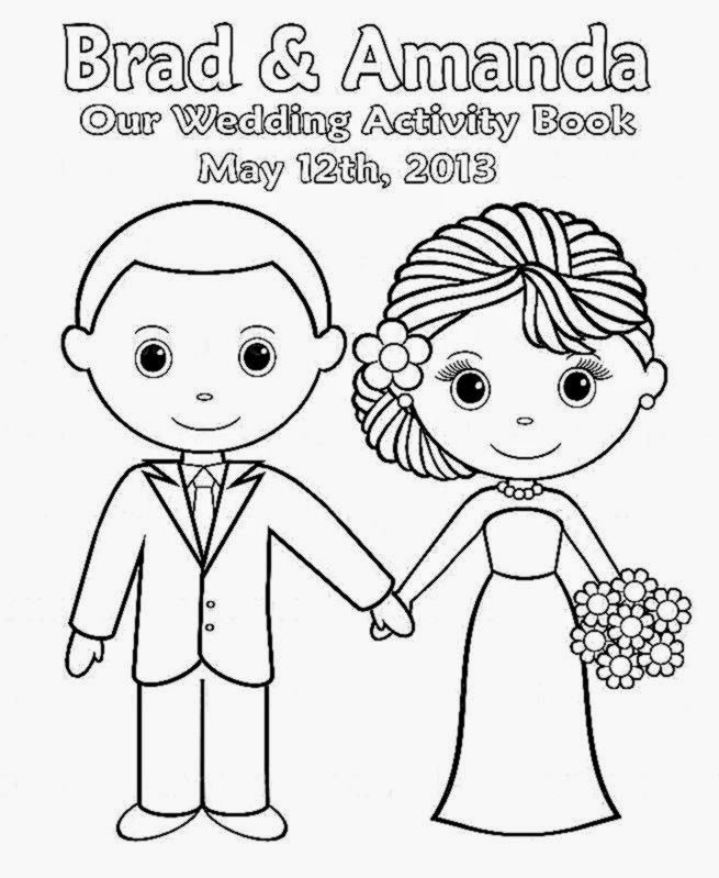 Wedding Coloring Books
 Printable Wedding Coloring Book