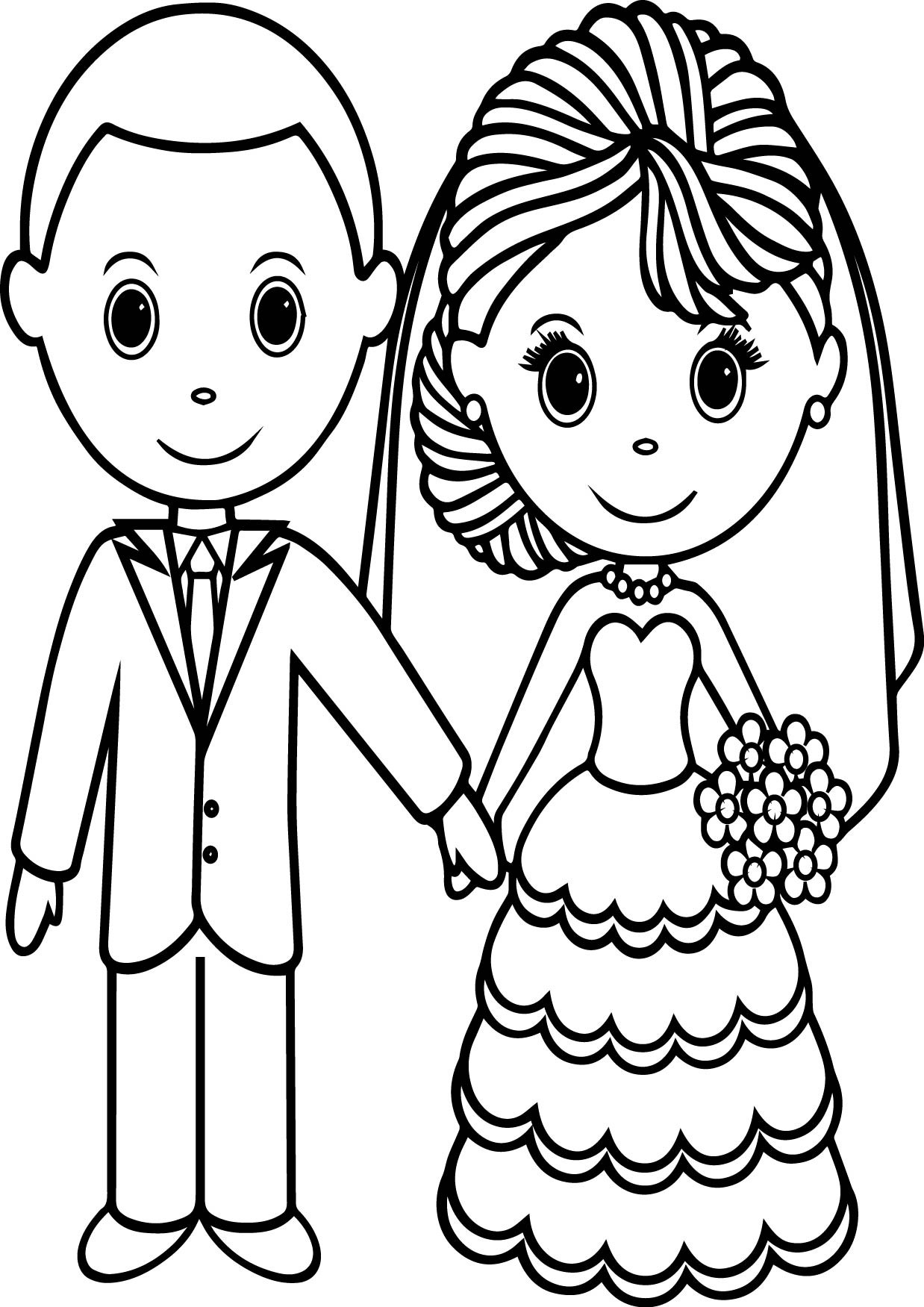 Wedding Coloring Books
 Wedding Coloring Pages Free Printable