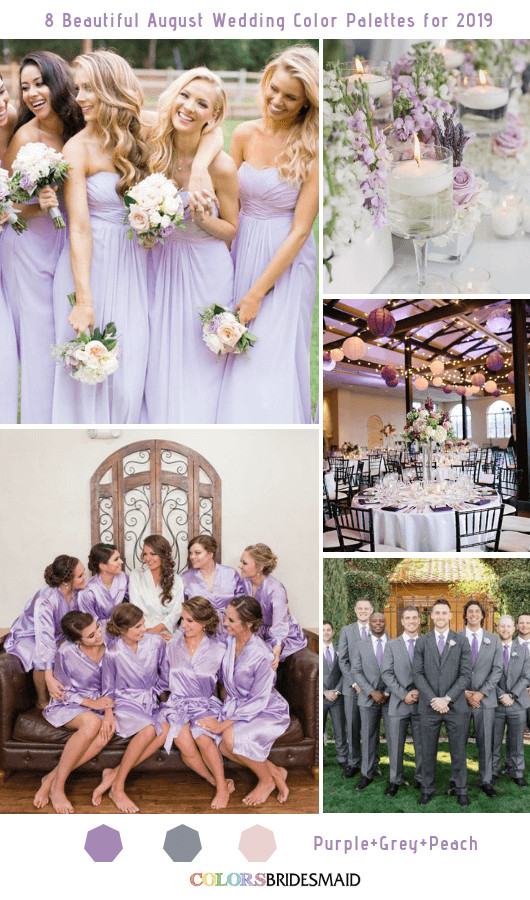 Wedding Colors For August
 8 Beautiful August Wedding Color Palettes for 2019