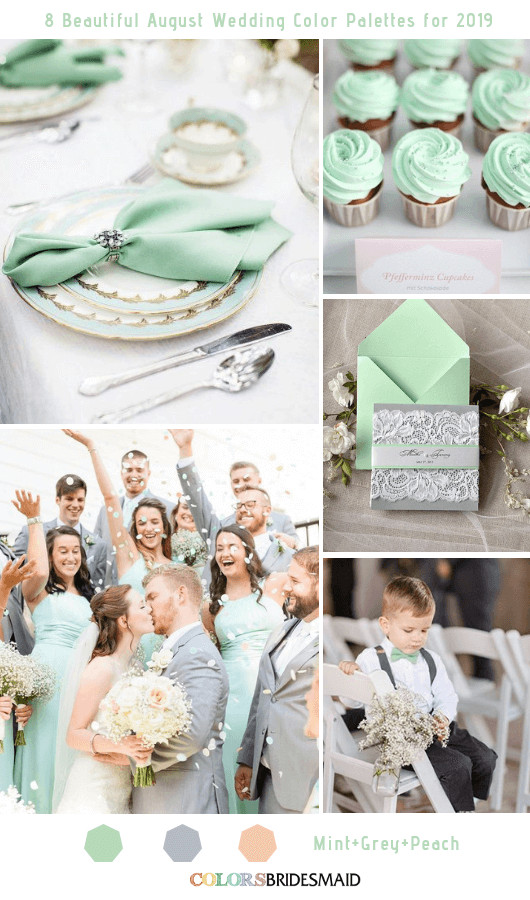 Wedding Colors For August
 8 Beautiful August Wedding Color Palettes for 2019