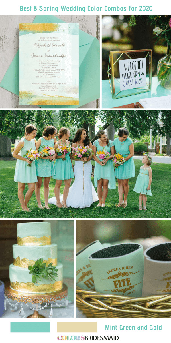 Wedding Colors For Spring 2020
 Best 8 Spring Wedding Color bos for 2020 ColorsBridesmaid
