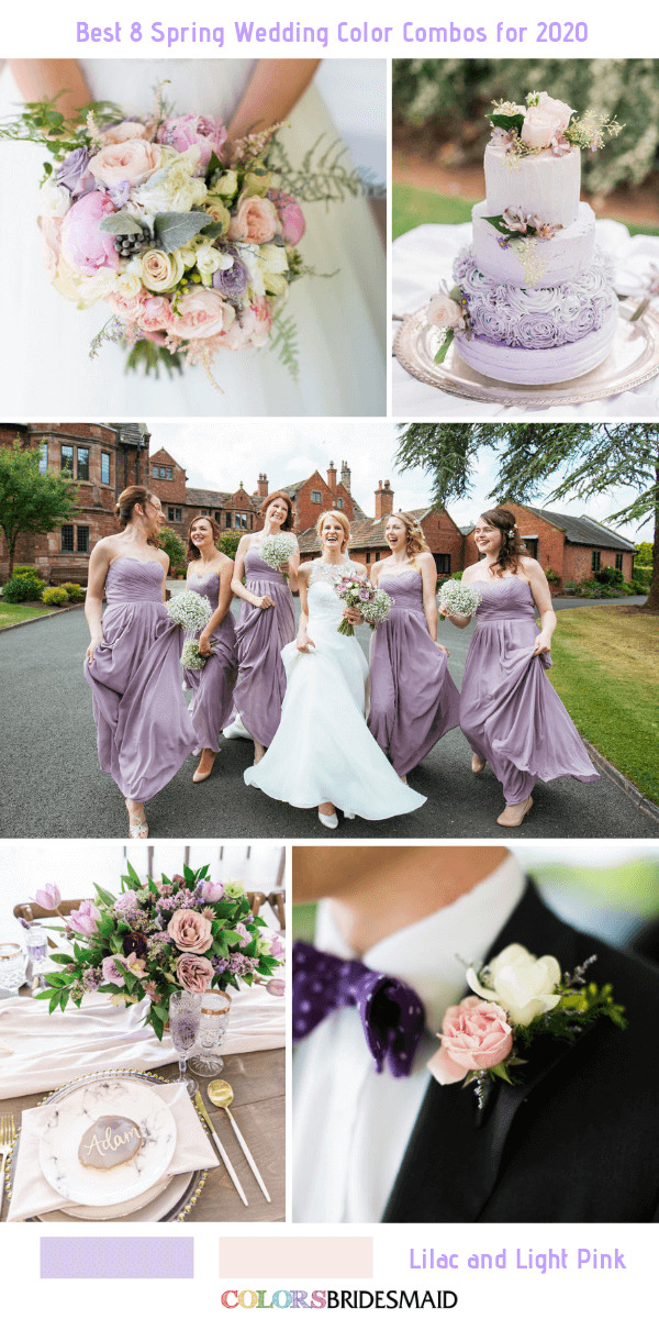 Wedding Colors For Spring 2020
 Best 8 Spring Wedding Color bos for 2020 ColorsBridesmaid
