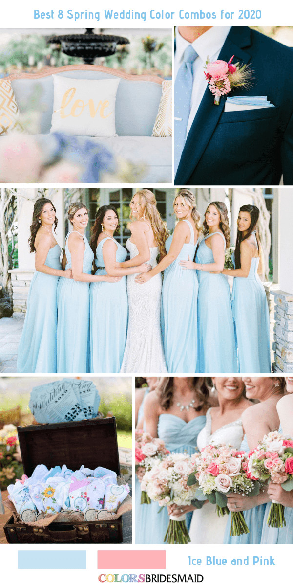 Wedding Colors For Spring 2020
 Best 8 Spring Wedding Color bos for 2020 ColorsBridesmaid