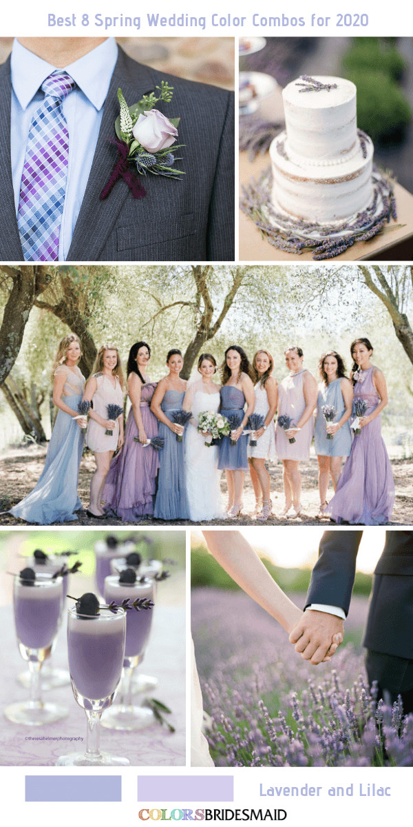 Wedding Colors For Spring 2020
 Best 8 Spring Wedding Color bos for 2020 ColorsBridesmaid