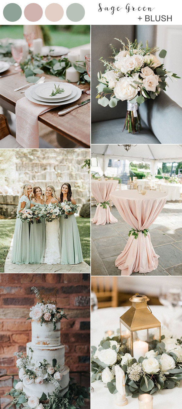 Wedding Colors For Spring 2020
 Top 10 Wedding Color Ideas for Spring Summer 2021