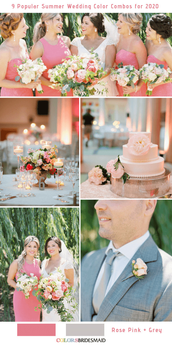 Wedding Colors For Spring 2020
 9 Popular Summer Wedding Color bos for 2020
