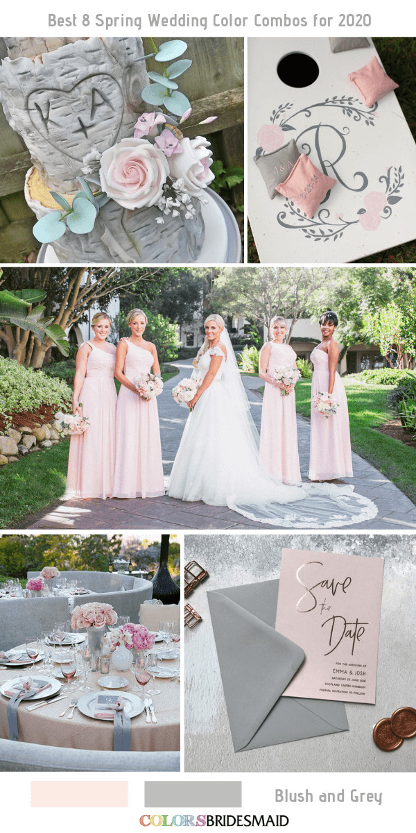 Wedding Colors For Spring 2020
 Best 8 Spring Wedding Color bos for 2020 ColorsBridesmaid