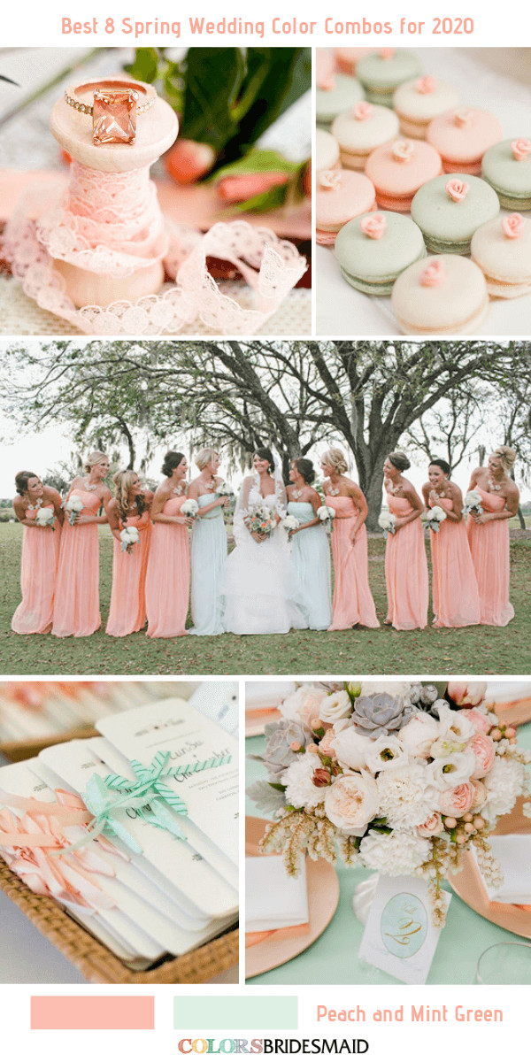Wedding Colors For Spring 2020
 Best 8 Spring Wedding Color bos for 2020 ColorsBridesmaid