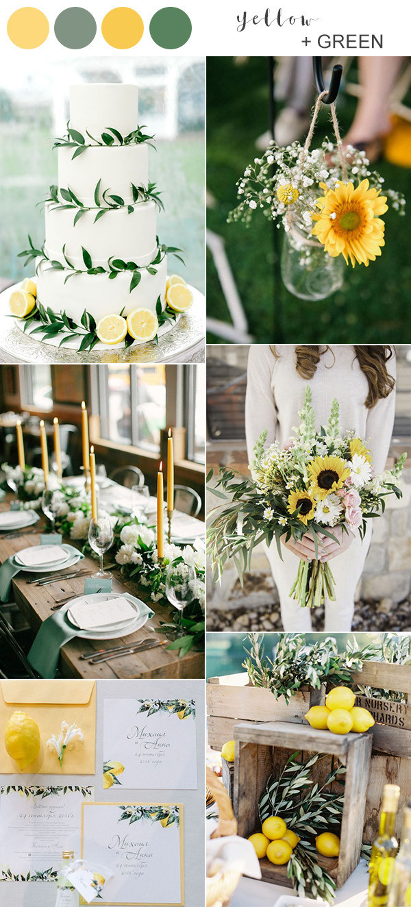Wedding Colors For Spring 2020
 Top 10 Wedding Color Ideas for Spring Summer 2021