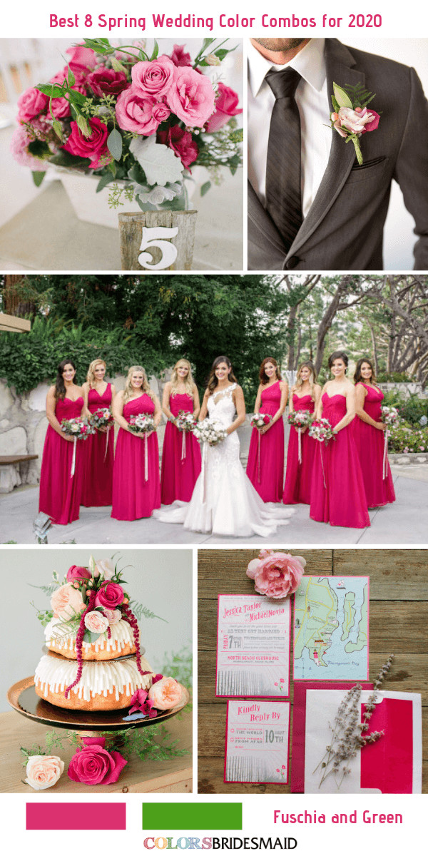 Wedding Colors For Spring 2020
 Best 8 Spring Wedding Color bos for 2020 ColorsBridesmaid