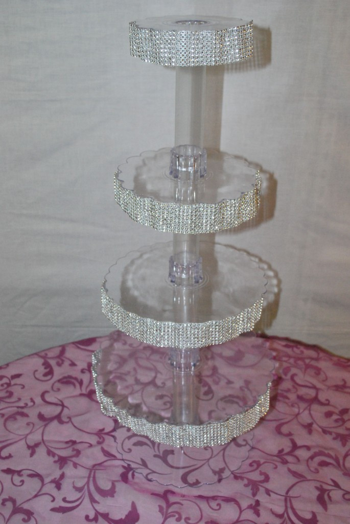 Wedding Cupcake Stand DIY
 DIY Crystal Cupcake Stand Project Wedding