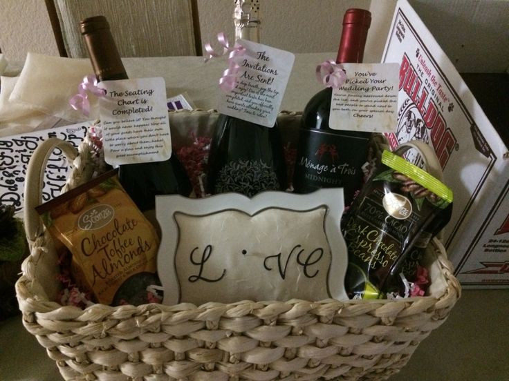 Wedding Engagement Party Gift Ideas
 Engagement party t basket for a great couple