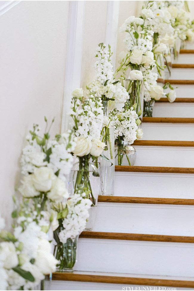 Wedding Flowers Decoration
 20 Best Staircases Wedding Decoration Ideas