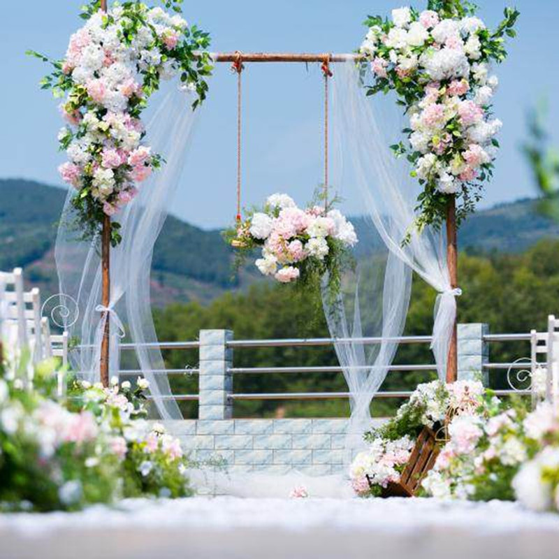 Wedding Flowers Decoration
 artificial flower wall wedding backdrop decoration Stage