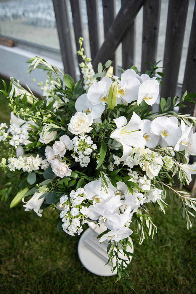 Wedding Flowers Ri
 White lilies white orchids white roses stock greenery
