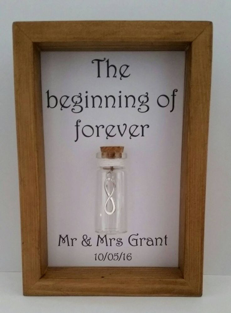 Wedding Gift Ideas Couple
 Wedding present wedding t the beginning of forever