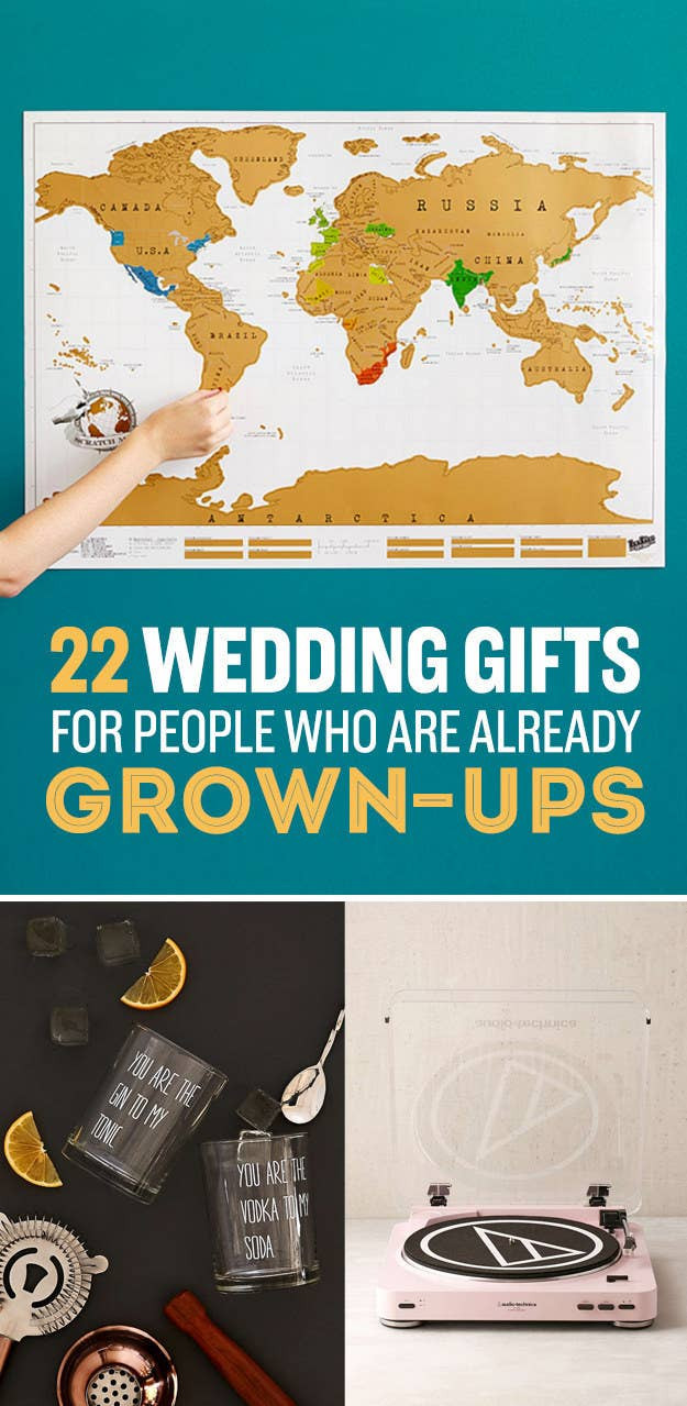 Wedding Gift Ideas For Couple Already Living Together
 22 Wedding Gifts For Couples Who Already Have It All To her