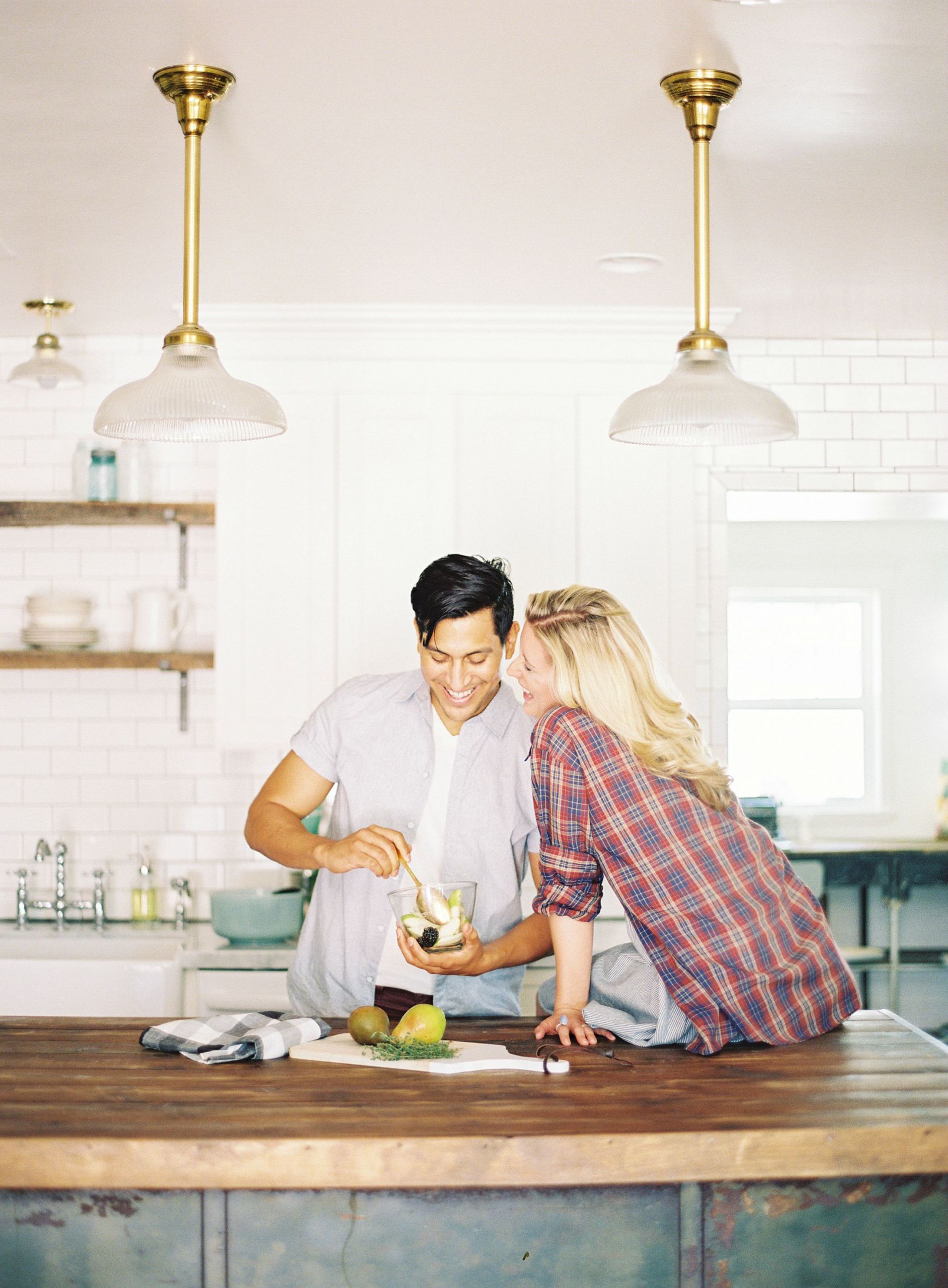 Wedding Gift Ideas For Couple Already Living Together
 Kitchen Engagement Shoot
