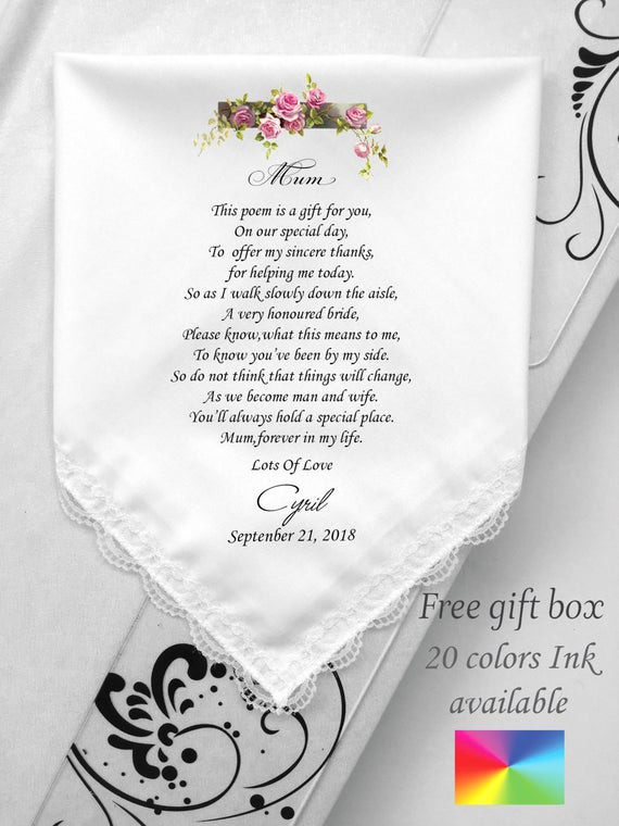 Wedding Gift Ideas From Mother To Daughter
 Mother Wedding Verses Poem Mother Bride Wedding