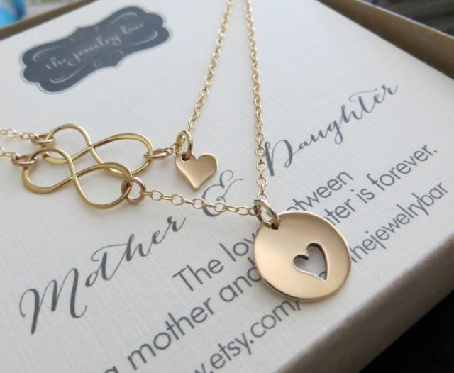 Wedding Gift Ideas From Mother To Daughter
 Mother The Bride Gift Mother And Daughter Necklace