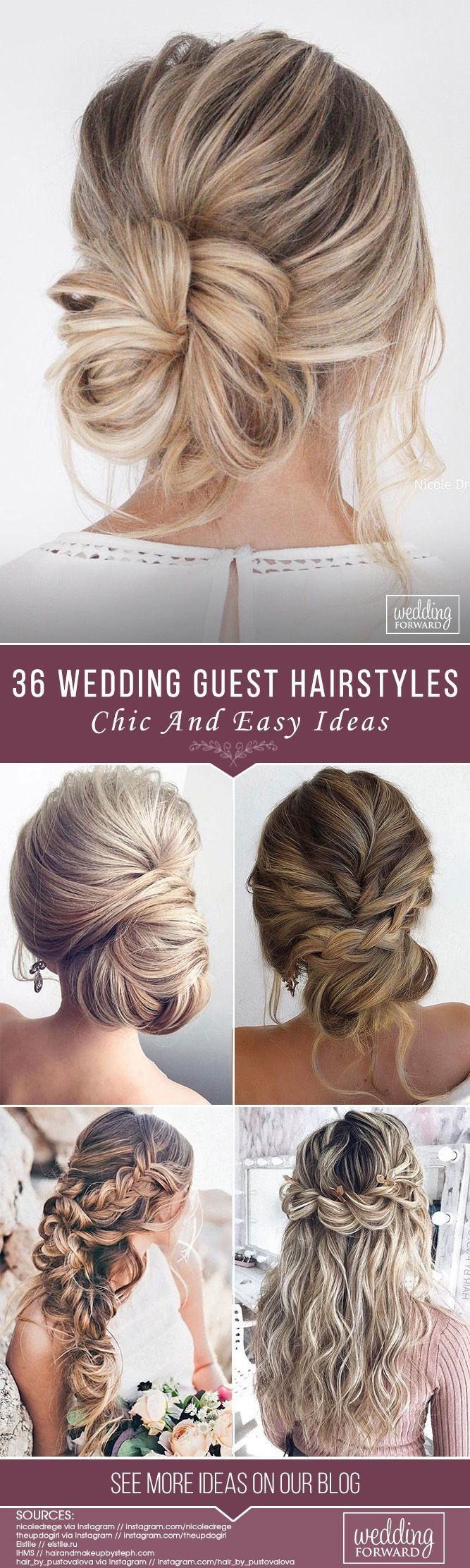 Wedding Guest Hairstyles DIY
 42 Wedding Guest Hairstyles The Most Beautiful Ideas