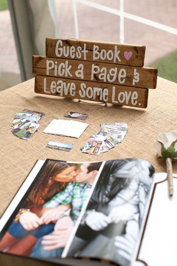 Wedding Guest Sign-in Book
 15 Trending Wedding Guest Book Sign in Table Decoration