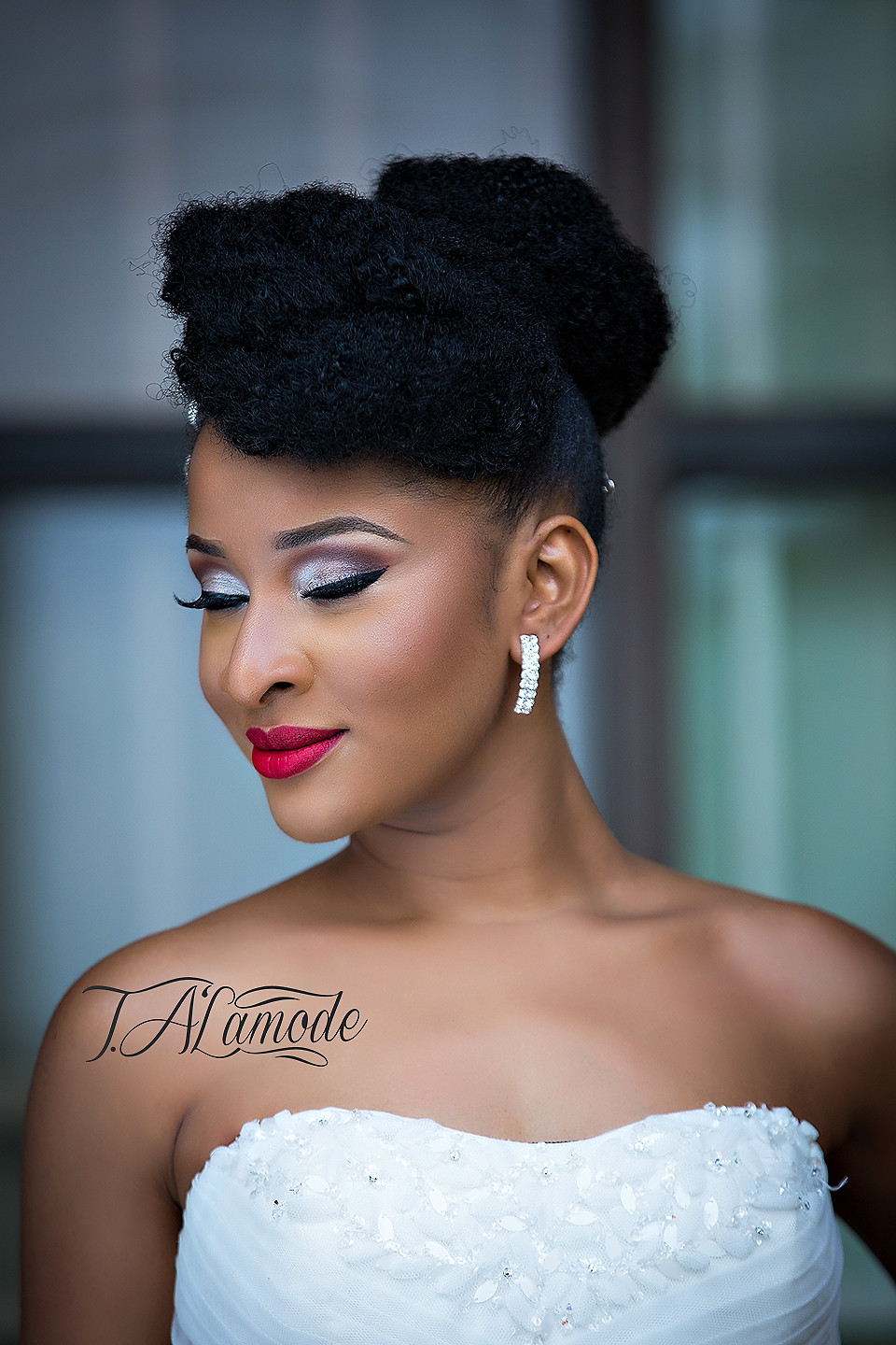 Wedding Hairstyle For Black Brides
 Striking Natural Hair Looks for the 2015 Bride T Alamode
